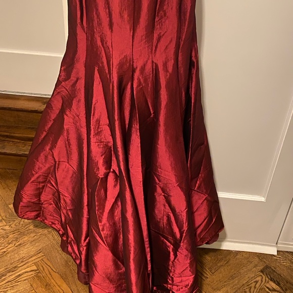 😍♥️Gorgeous Mac Duggal Strapless Taffeta Trumpet Gown ♥️😍 - Picture 9 of 12